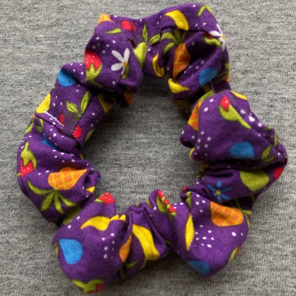 Fruit Themed Handmade Scrunchies - Picture 2 of 4